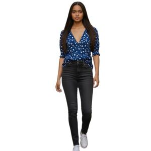 Moussy Vintage Howa Denim Women’s Black Jeans 26 – 27x28, High Waist